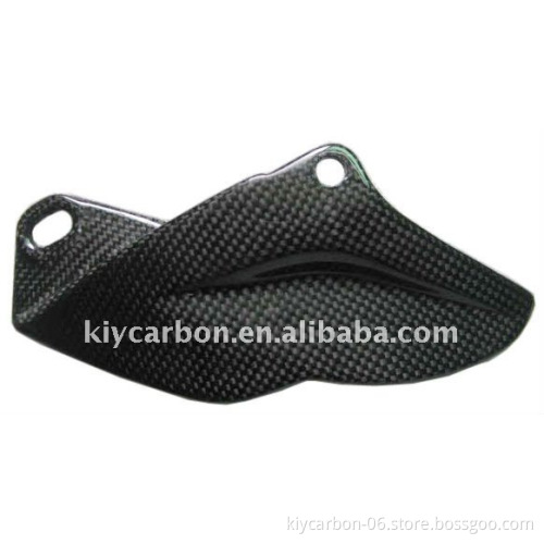 Carbon fiber bicycle chain guard
